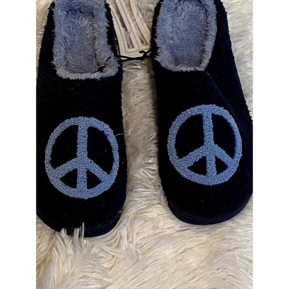 Jenni by Jennifer Moore Blue Peace Slippers - Size Various (NWT) - Picture 1 of 3